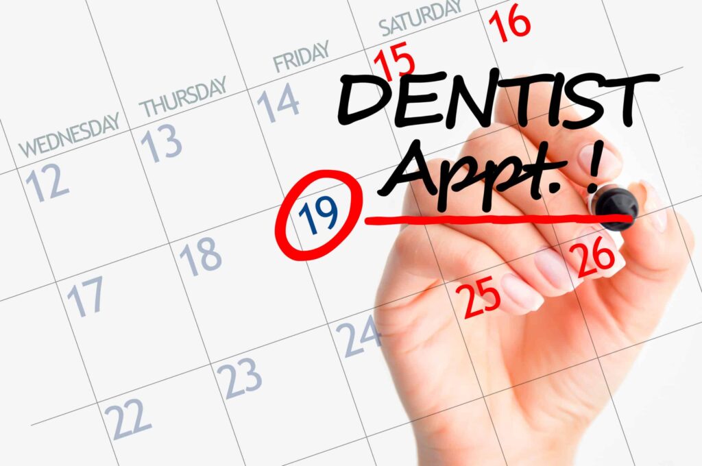 How early should you be for a dentist appointment